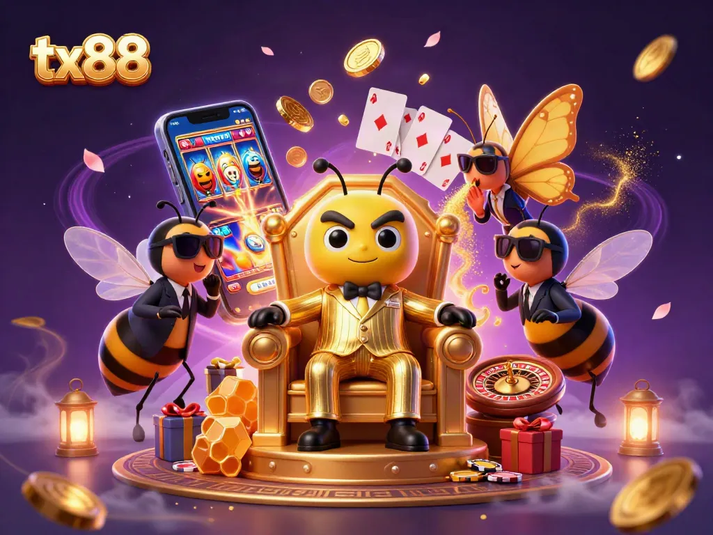 Engage with tx88's thrilling online gaming experience amidst a vibrant casino scene.