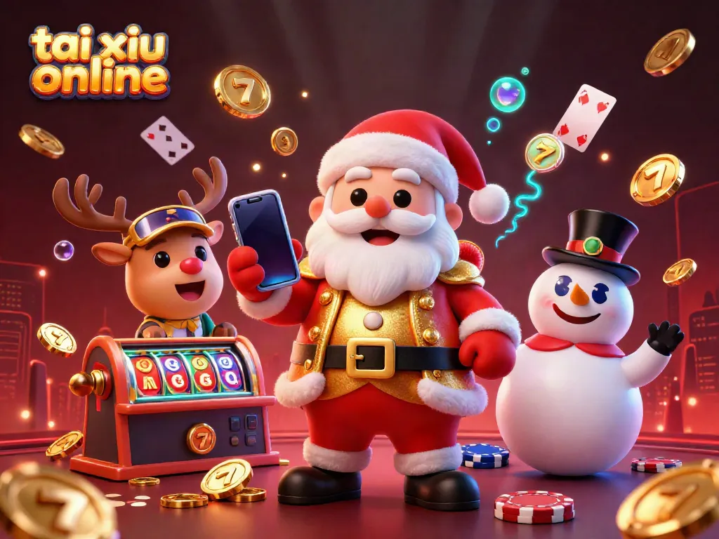 Spin the reels with tai xiu online featuring vibrant characters and exciting casino elements in this dynamic scene.