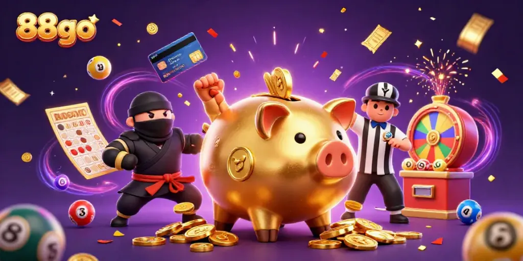 Experience thrilling excitement at 88go with a dynamic casino world featuring colorful lottery elements