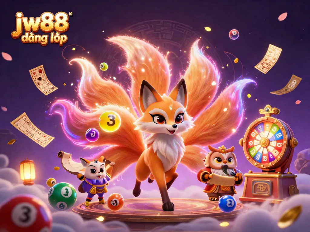 Experience dynamic betting with jw88 đăng nhập in a vibrant 3D casino illustration.